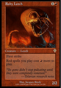 Ruby Leech single card from Magic the Gathering
