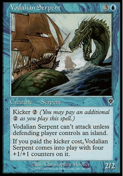 Vodalian Serpent single card from Magic the Gathering