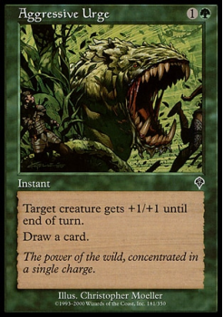 Aggressive Urge single card from Magic the Gathering