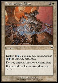 Dismantling Blow single card from Magic the Gathering