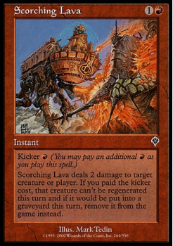 Scorching Lava single card from Magic the Gathering