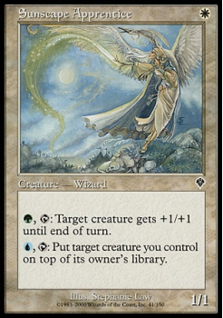 Sunscape Apprentice single card from Magic the Gathering