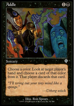 Addle single card from Magic the Gathering