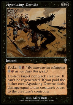Agonizing Demise single card from Magic the Gathering