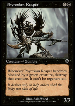 Phyrexian Reaper single card from Magic the Gathering