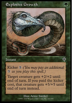 Explosive Growth single card from Magic the Gathering