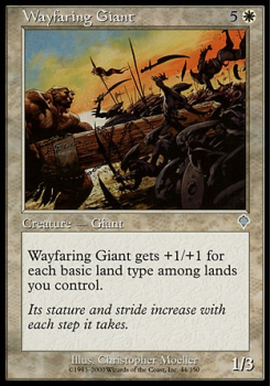 Wayfaring Giant single card from Magic the Gathering