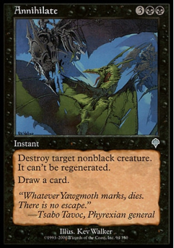 Annihilate single card from Magic the Gathering