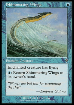 Shimmering Wings single card from Magic the Gathering