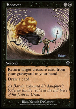 Recover single card from Magic the Gathering