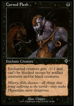 Cursed Flesh single card from Magic the Gathering
