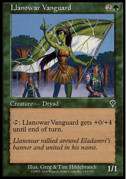 Llanowar Vanguard single card from Magic the Gathering