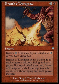 Breath of Darigaaz single card from Magic the Gathering