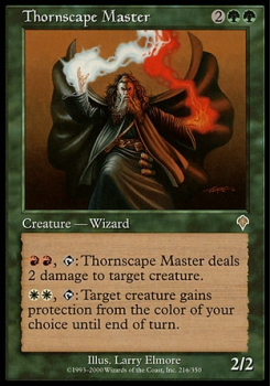 Thornscape Master single card from Magic the Gathering