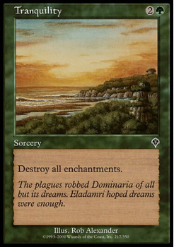 Tranquility single card from Magic the Gathering