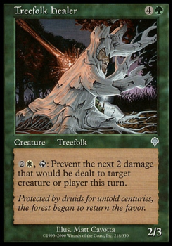Treefolk Healer single card from Magic the Gathering