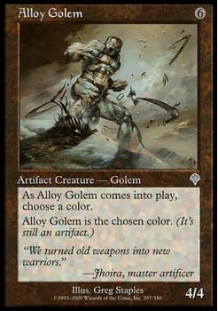 Alloy Golem single card from Magic the Gathering