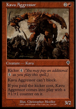 Kavu Aggressor single card from Magic the Gathering