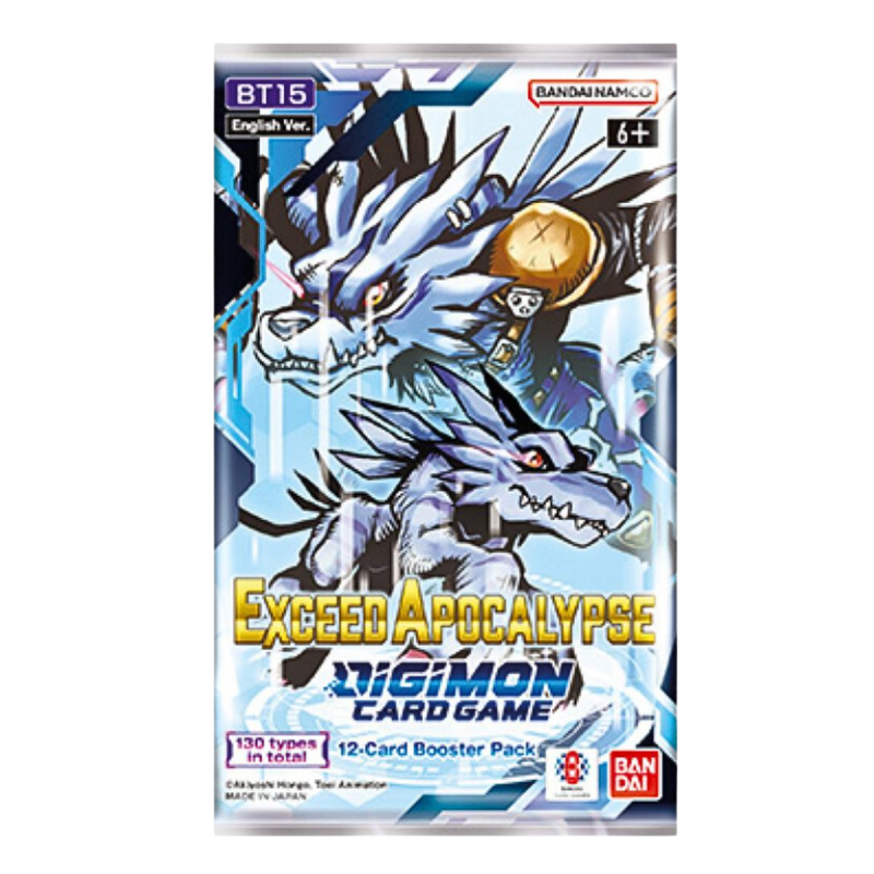 digimon card game exceed apocalypse Amazon.com: BANDAI Digimon Card Game Booster Pack Exceed Apocalypse BT-15 (Box) 24 Pack : Toys & Games