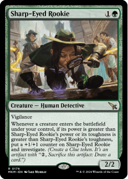 Sharp-Eyed Rookie single card from Magic the Gathering