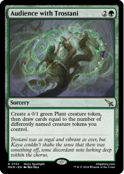 Audience with Trostani (FOIL) single card from Magic the Gathering