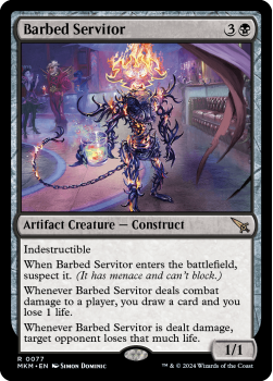 Barbed Servitor single card from Magic the Gathering