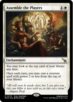 Assemble the Players (FOIL) single card from Magic the Gathering