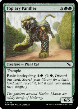 Topiary Panther (FOIL) single card from Magic the Gathering