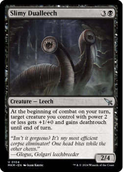 Slimy Dualleech (FOIL) single card from Magic the Gathering