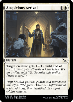 Auspicious Arrival (FOIL) single card from Magic the Gathering