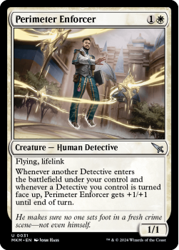 Perimeter Enforcer (FOIL) single card from Magic the Gathering
