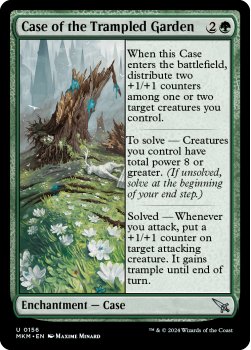 Case of the Trampled Garden (FOIL) single card from Magic the Gathering
