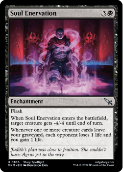 Soul Enervation (FOIL) single card from Magic the Gathering