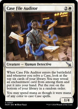 Case File Auditor (FOIL) single card from Magic the Gathering