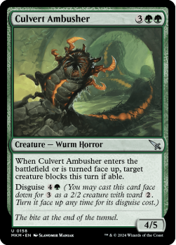 Culvert Ambusher (FOIL) single card from Magic the Gathering