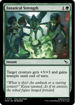 Fanatical Strength (FOIL) single card from Magic the Gathering