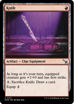 Knife (FOIL) single card from Magic the Gathering