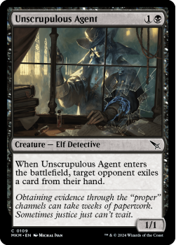 Unscrupulous Agent (FOIL) single card from Magic the Gathering