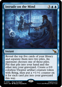 Intrude on the Mind (FOIL) single card from Magic the Gathering
