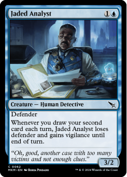 Jaded Analyst (FOIL) single card from Magic the Gathering