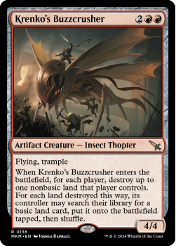 Krenko's Buzzcrusher single card from Magic the Gathering