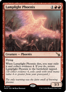 Lamplight Phoenix (FOIL) single card from Magic the Gathering