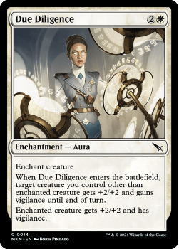 Due Diligence (FOIL) single card from Magic the Gathering