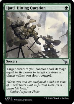 Hard-Hitting Question (FOIL) single card from Magic the Gathering