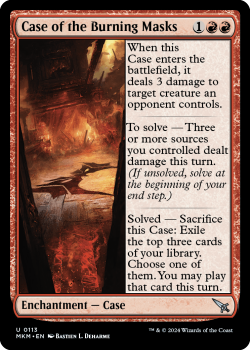 Case of the Burning Masks (FOIL) single card from Magic the Gathering