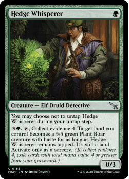 Hedge Whisperer (FOIL) single card from Magic the Gathering