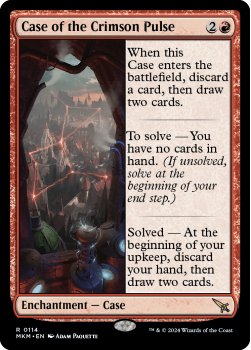 Case of the Crimson Pulse (FOIL) single card from Magic the Gathering