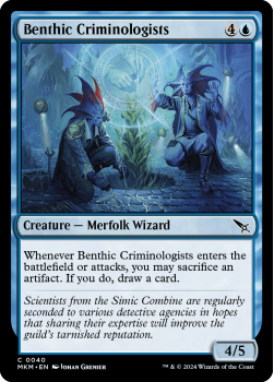 Benthic Criminologists (FOIL) single card from Magic the Gathering