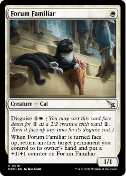 Forum Familiar (FOIL) single card from Magic the Gathering