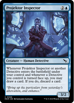 Projektor Inspector (FOIL) single card from Magic the Gathering